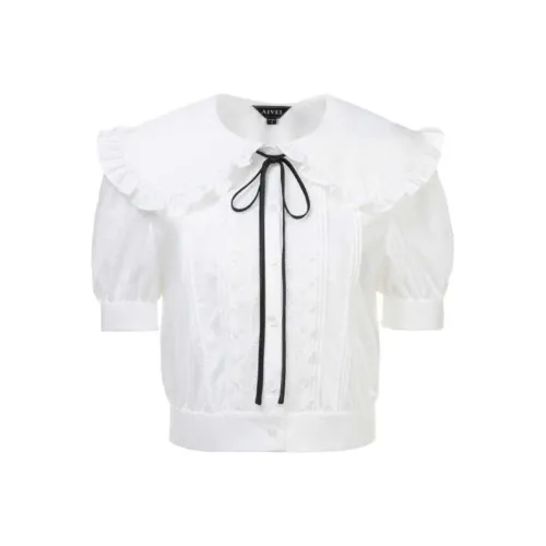 AIVEI Белые Женские Рубашки