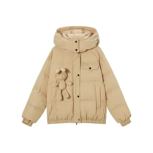 URLAZH Пуховик Женские CAMEL