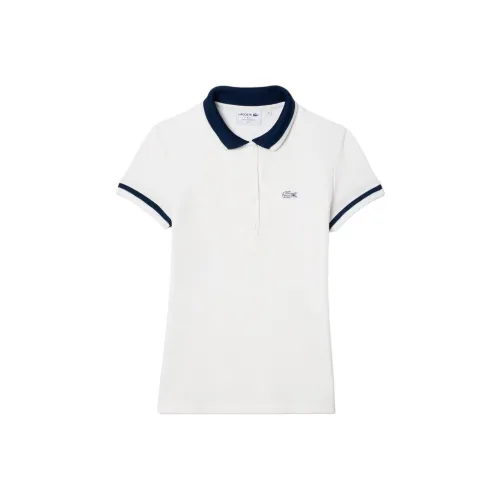 LACOSTE Поло Женское Белое