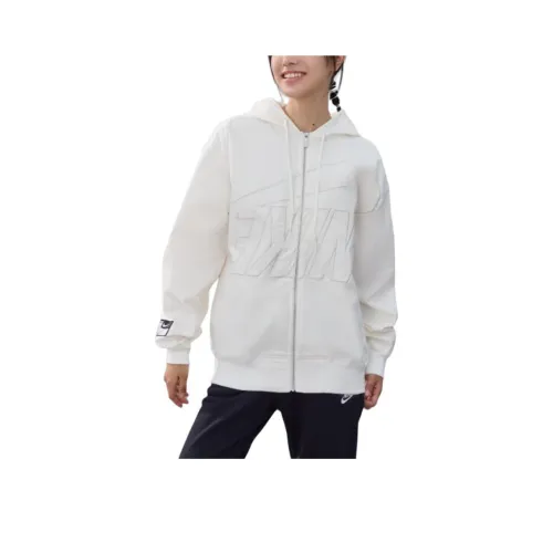 Nike Sportswear Куртка Женская Парусный Белый Светлый Земляной Коричневый