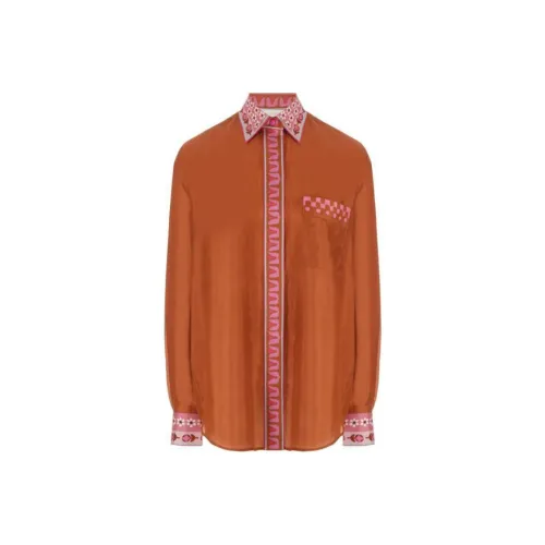 Zimmermann Рубашка Женская Кирпично-Красная