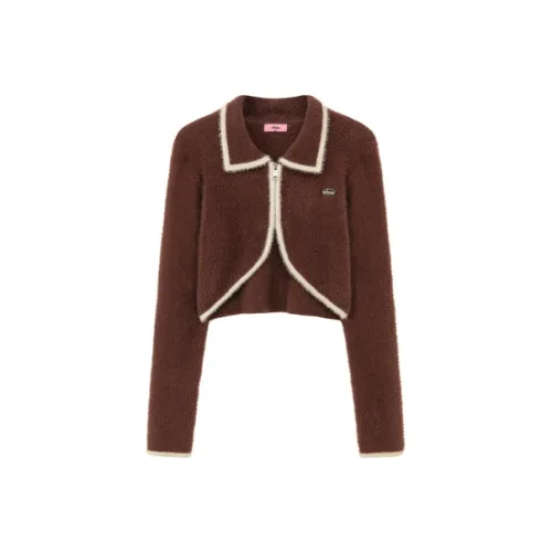 CHUU Трикотаж Женский Красный Коричневый