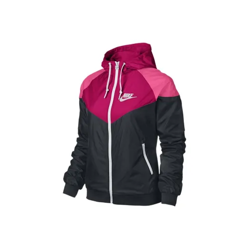 NIKE Розово-красные Женские Куртки