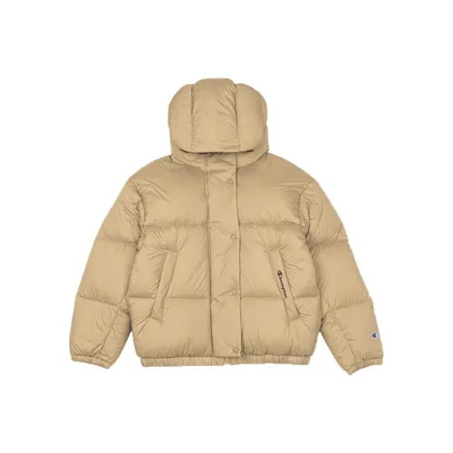 Champion Светлый хаки Женские пуховые куртки
