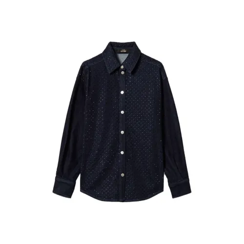 TWINSET Milano FW24 Рубашка Женская Индиго