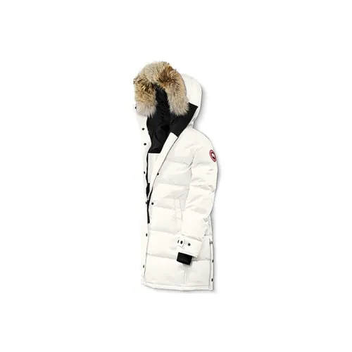 Canada Goose Shelburne Series Полярис Белый Женские Пуховики