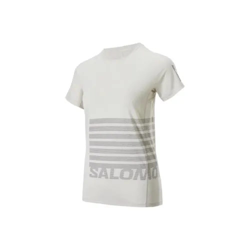 SALOMON SENSE AERO Быстросохнущая рубашка женская цвет земляной серый