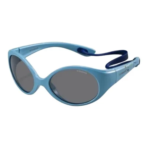 Polaroid Пластик Кошачий глаз Солнцезащитные очки Детский Синий