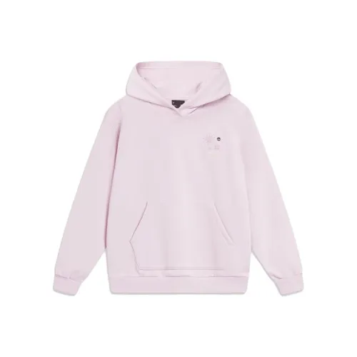 LINING Sports Life Collection Лотосовый корень Пудры Фиолетовый Женские Толстовки