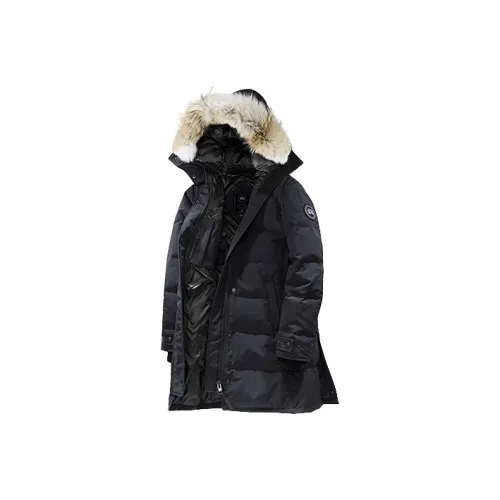 Canada Goose пуховик PARKA пальто зимний женский темно-синий
