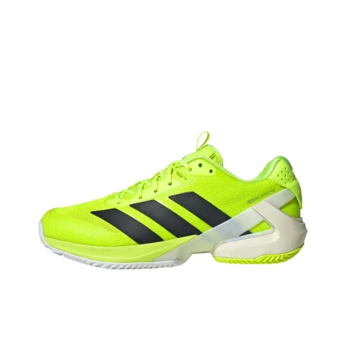Adidas Adizero Ubersonic 5 Противоскользящие Устойчивые к истиранию Низкий Топ Кроссовки для тенниса Мужские Лаймово-зеленый