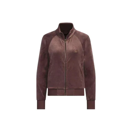 Adidas Куртки и Пальто Женские Темно-Серый Коричневый