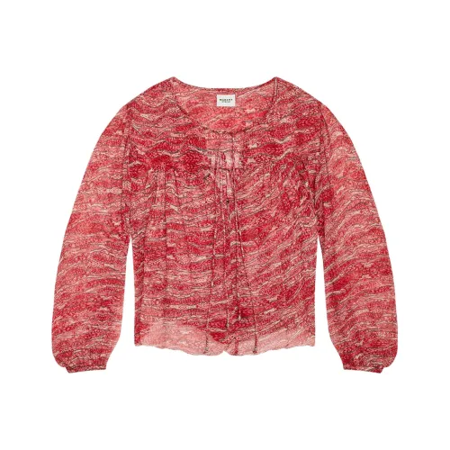 ISABEL MARANT ETOILE FW24 Рубашка Женская Красная