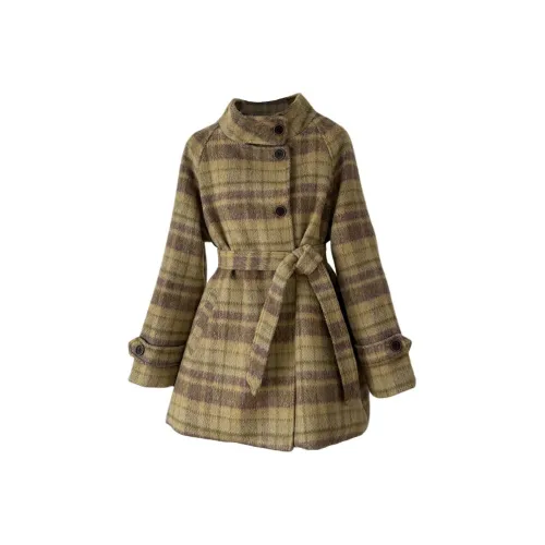 IQC Куртка Женская Кофейно-Зеленая