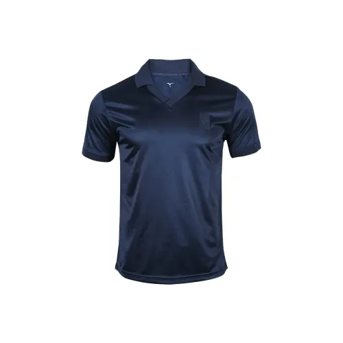 Mizuno Морской Синий Мужская Поло