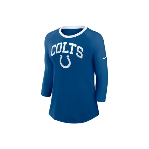 nike NFL Рукав реглан T-рубашка Женская Королевский синий
