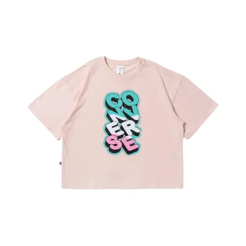 Конверс Tee T Рубашка Женская Песочно-Розовая