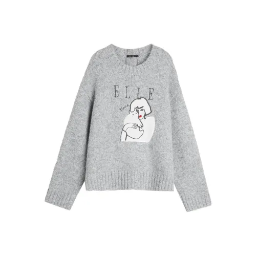 ELLE Трикотаж Женский Средний Серый