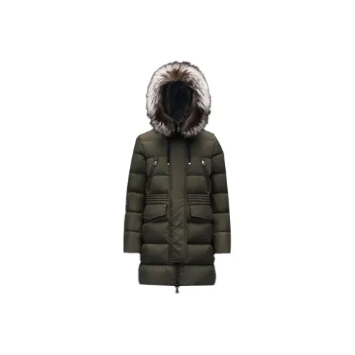 Moncler Aphroti Series Армейский зеленый Женские пуховые куртки