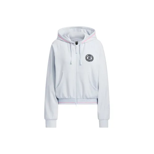 Adidas VERBIAGE Crop Куртка Куртки Пальто Женские Светло-Синий