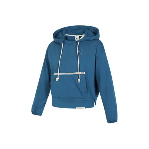 Nike Blue Women's Sweatshirts Найк Синий Женский Свитшот