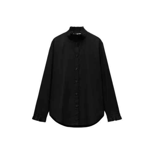 ZARA ZW Series Черные Женские Рубашки