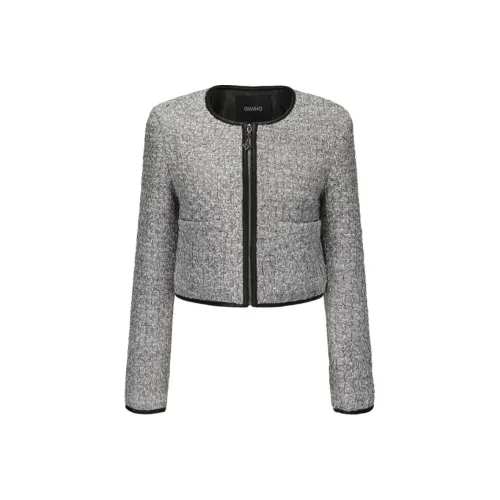 GIMING Куртки Пальто Женские Серебристый Черный