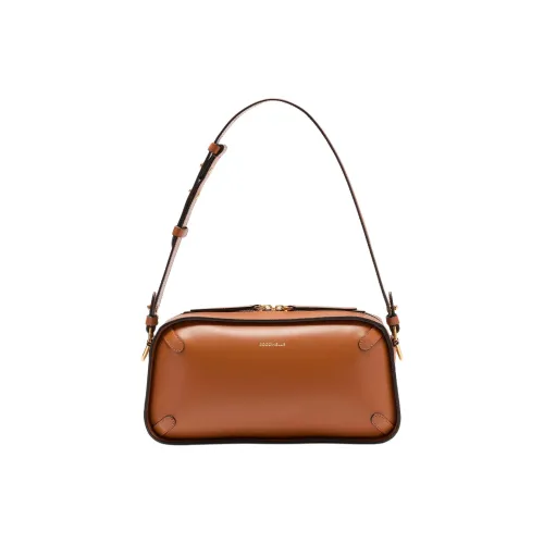 COCCINELLE GRAIN LEATHER Сумка через плечо Средняя Женская Коричневая
