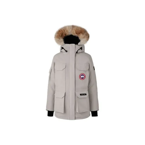 Canada Goose Expedition Series Пуховик Азиатская версия Зимний Женские Лаймово-серый