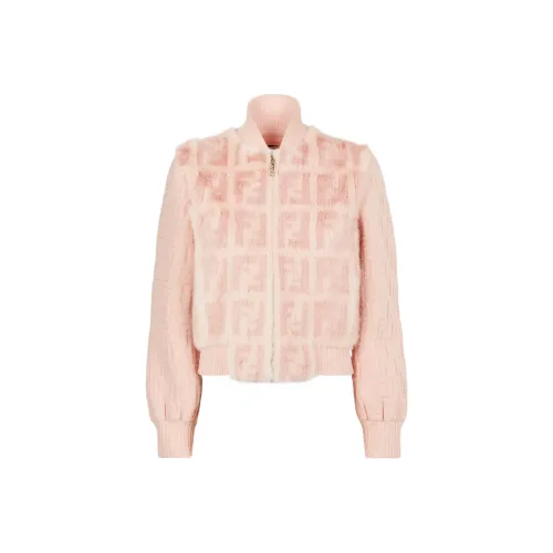 FENDI SS22 Куртки и Пальто Женские Розовые