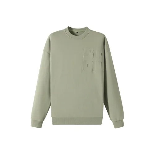 SOLOTARIO Серо-зеленый Унисекс Свитшоты