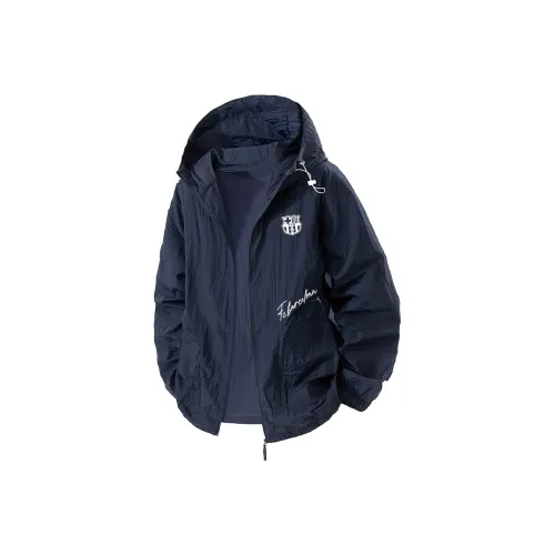 FCB ARCELONA Дышащая Быстросохнущая Одежда с Защитой от UV-лучей Пальто Унисекс