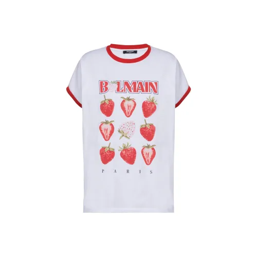 BALMAIN Белые Женские Футболки