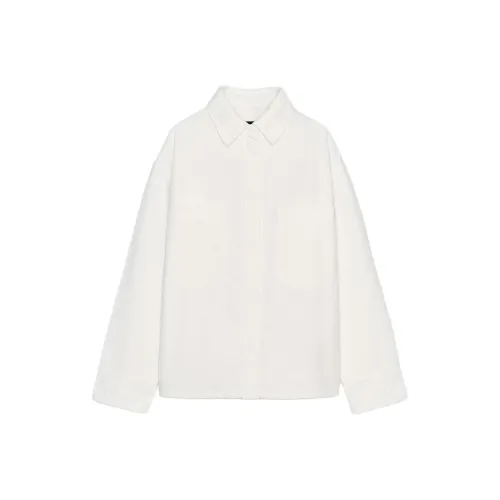 ZARA ZW Series Рубашка Женская Морозно-белая