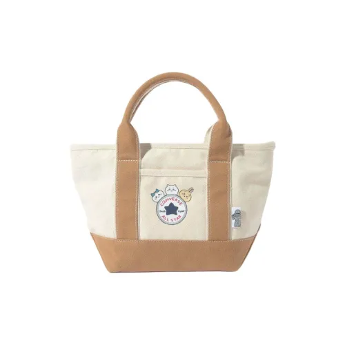 Chiikawa Converse Collaboration Холст Tote Bag Shopping Bag Handbag Small Women's Beige