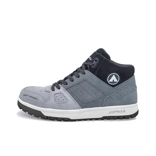 AIRWALK Противоскользящие Устойчивые к истиранию MID Топ Скейтборд Кроссовки Мужские Серые