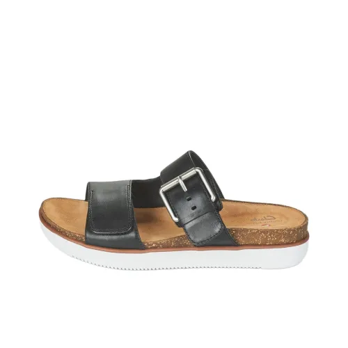 Clarks Устойчивые к истиранию Слипоны Унисекс Черные