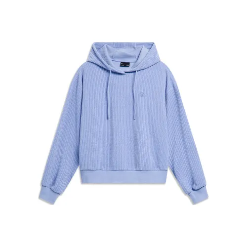 LINING Sports Life Collection Ледниковый серый Синий Женские Свитшоты
