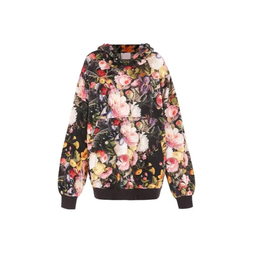 Selkie Женские Свитшоты с Черной Подошвой и Цветочным Принтом