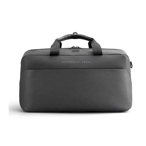 KINGSONS Полиэстер с Микрофибровой Синтетической Кожей Сумка Унисекс Серого цвета