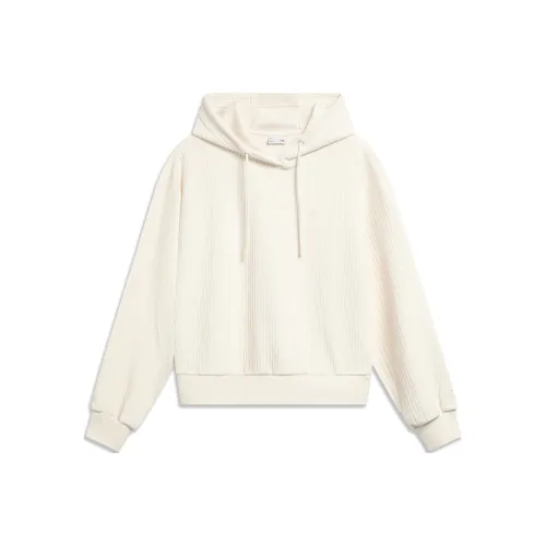 LINING Sports Life Collection Экрю Женские Толстовки