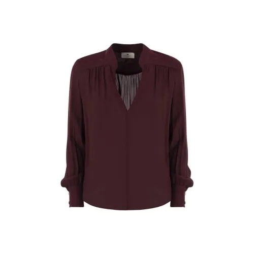 Elisabetta Franchi Рубашка Женская Коричневая