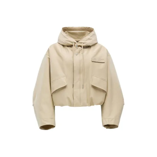 Jacquemus Светло-янтарные Женские Куртки
