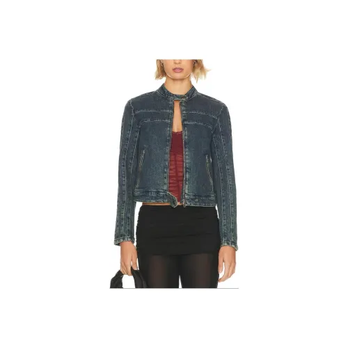 FREE PEOPLE Куртки и Пальто Женские Темно-синий