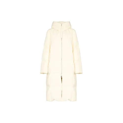 JIL SANDER Бежевые Женские Пуховики