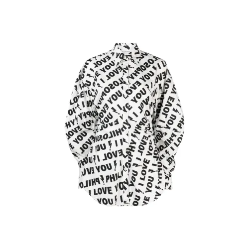 PHILOSOPHY DI LORENZO SERAFINI Черный/Белый Женские Рубашки