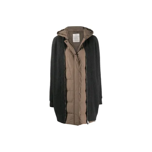 Brunello Cucinelli Серые Женские Пуховики