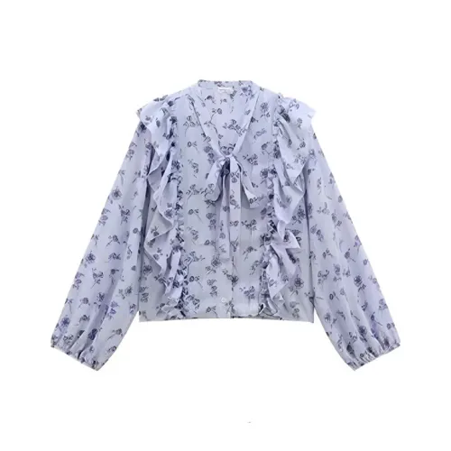 ARIADNAW STUDIO Рубашка Женская Синяя