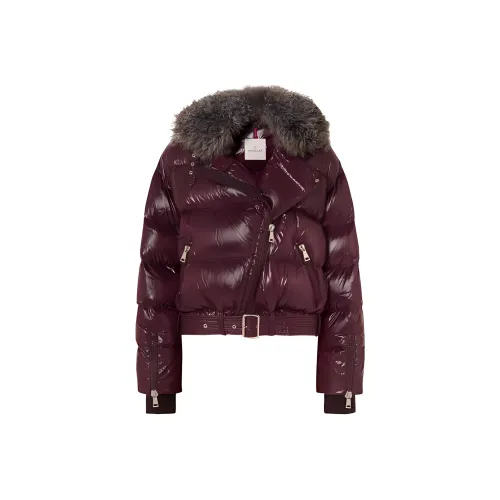Moncler Down Jacket Women's Burgundy