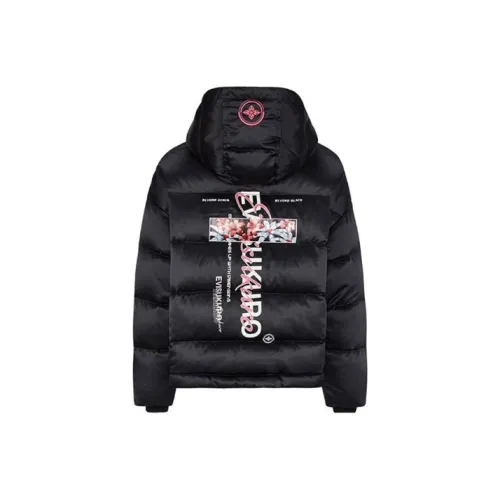 EVISU Пуховик Зимний Женский Черный